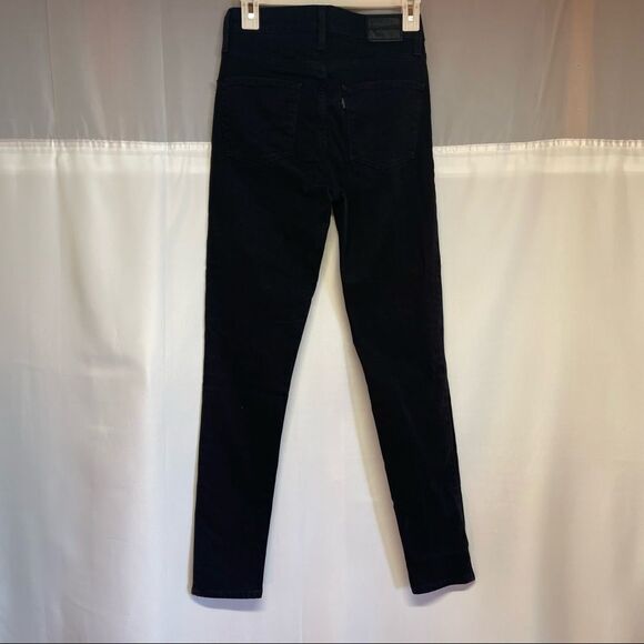 Levi's 721 Hi Rise Skinny - Black 18882-0031 - Picture 6 of 9